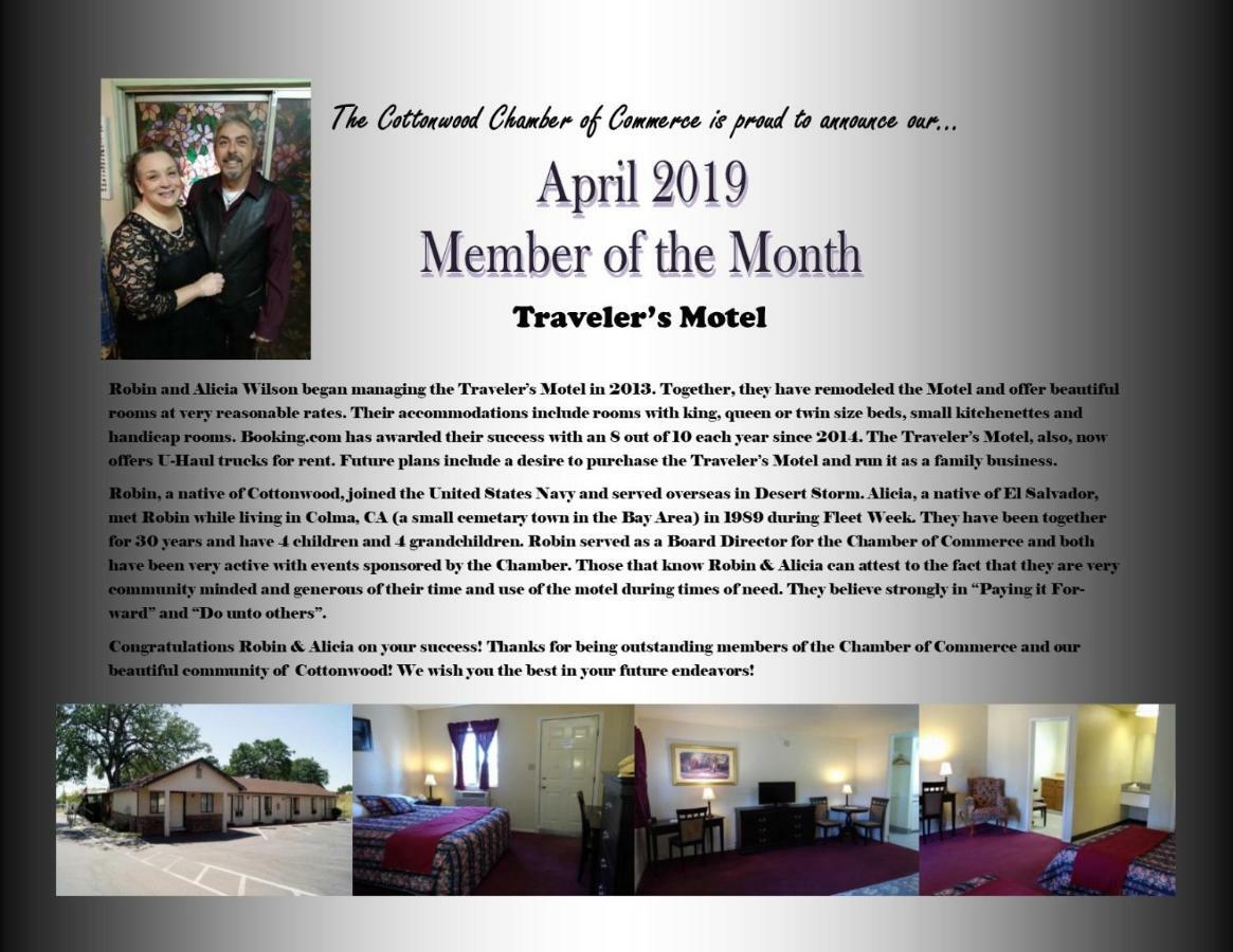 Travelers Motel Cottonwood Экстерьер фото